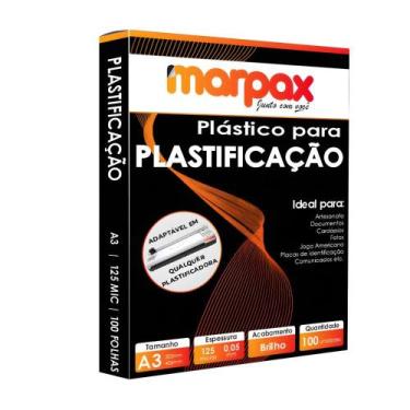 Imagem de Polaseal Plástico para Plastificação A3 303x426x0,05mm 100un - Marpax
