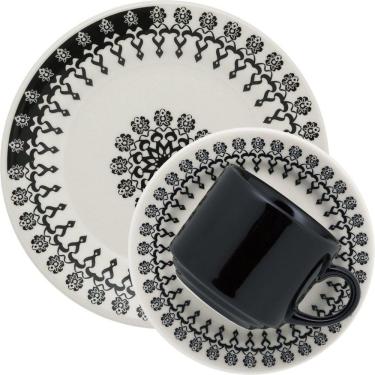 Imagem de Kit Jogo Café Lanche Oxford Donna Folk 16 Peças