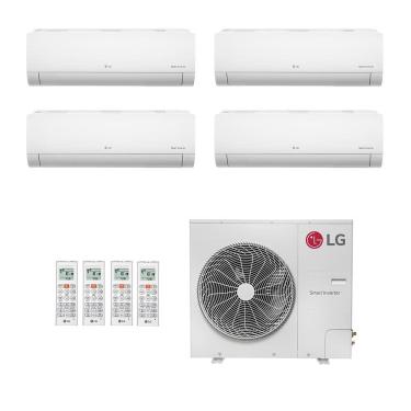 Imagem de Ar-Condicionado Multi Split Inverter LG 48.000 (2x Evap HW 7.000 + 2x Evap HW 18.000) Só Frio 220V