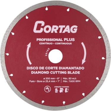 Imagem de Disco De Corte Diamantado, 200 Mm, Profissional Plus, Cortag Ostenvonder