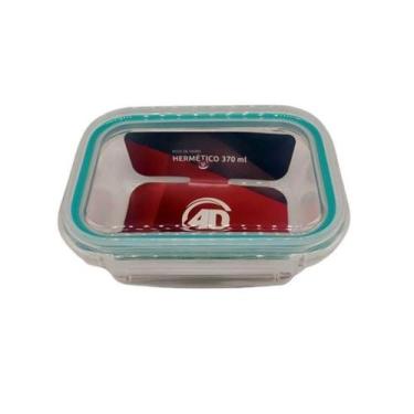 Imagem de Pote De Vidro Hermético Retangular 370 Ml - Ad Importação