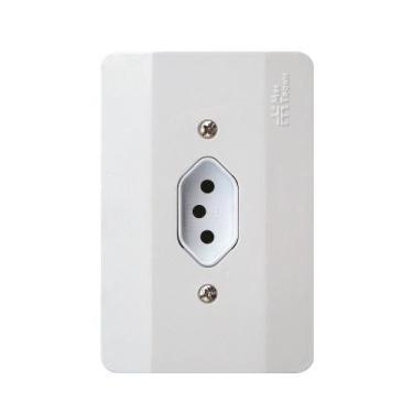 Imagem de Conjunto Tomada 3p 20a Vertical - Linha Millenium - Mectronic