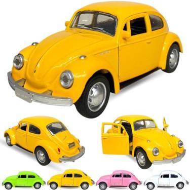 Imagem de Carrinho De Ferro Miniatura Fusca Beetle Carro Colecionador - Volkswag
