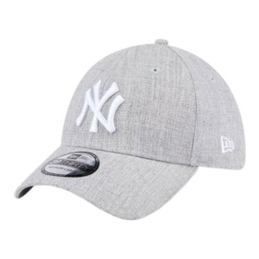 Imagem de Boné New Era 3930 New York Yankees Heather Cinza Masculino-Masculino
