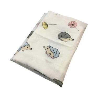 Imagem de Toalha De Algodão Muslin Para Bebê 58x58cm, Toalha De Banho, Lenço Par