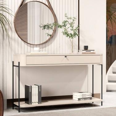 Imagem de Aparador 1 Gaveta com Pes Em MDF Tucupi JB Moveis