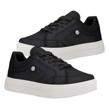 Imagem de Tênis Infantil Kidy K360 Ultra Leve Moderno Casual Anatômico -, Preto,