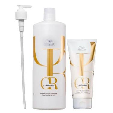 Imagem de Wella Professionals Oil Reflections - Kit Shampoo 1L + Condicionador 2