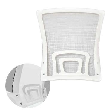 Imagem de Encosto Cadeira Escritorio Ergonomico Suporte Lombar Resistente Peça Reparo Trabalho Estudo Casa Resistente