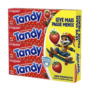 Imagem de Colgate Creme Dental Infantil com Flúor Colgate Tandy Morangostoso 50g