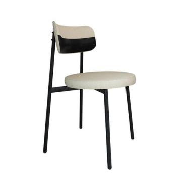 Imagem de Cadeira Kyta Fixa com 4 Pés 50 X 44,7 X 83,8 Cm com 1 Unidade - Metali