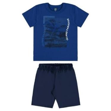 Imagem de Conjunto Camiseta Bermuda Moletom Bee Loop-Masculino