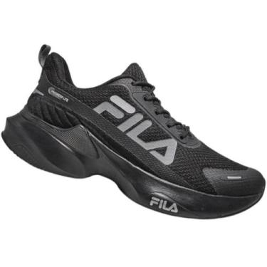 Imagem de Tenis Fila Progress Lite Masculino, Preto, Preto, 43