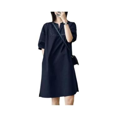 Imagem de Vestido Mini Feminino De Verão VONDA 2024 Elegante Casual Solto Sexy E