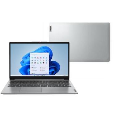 Imagem de Notebook Lenovo Ideapad 1, Intel Core i3-1215U, Tela 15.6" HD, 4GB, SS