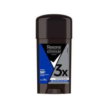 Imagem de Desodorante Antitranspirante Creme Rexona Clinical Clean 96 Horas Orig