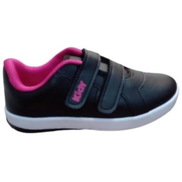 Imagem de Tênis kidy hype calce fácil ref:1840083 menina, Preto, Pink, 31