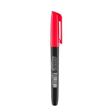 Imagem de Marcador Permanente BRW 2.0mm 12 Und Vermelho
