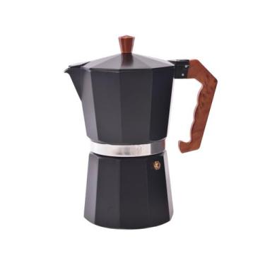 Imagem de Cafeteira Italiana Black Wood Com Alça 9 Xícaras - Wincy Casa