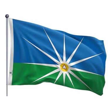 Imagem de Bandeira do Município de Uberlândia Uma Face Estampada Tamanho 70x100c