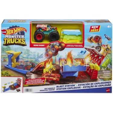 Imagem de Hot Wheels Monster Trucks Estação de Explosão - Mattel HFB12
