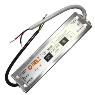 Imagem de Fonte Selada Tholz TH1260 12Vcc 60W 5A IP67 Bivolt, Bivolt
