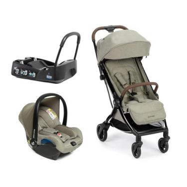 Imagem de Carrinho Travel System Eva³ Luxe TRIO Twillic Truffle - Maxi-Cosi