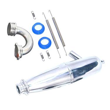 Imagem de Tubo de exaustão de montagem lateral RC Performance para HSP Hobao 1:8 Nitro Buggy Parts