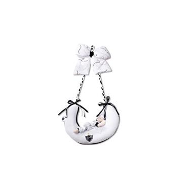 Imagem de Enfeite de porta meia lua Atlético Mineiro, Rêve D'or Sport, , Branco/Preto, U