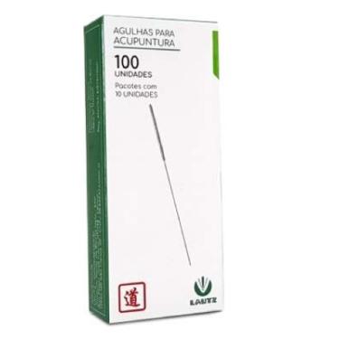 Imagem de Agulha Acupuntura 0,18x8mm cx 100 un Pcte - Lautz