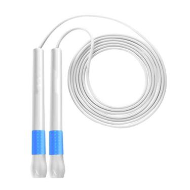 Imagem de Corda de pular de silicone PE alça antiderrapante não emaranhada comprimento ajustável corda de pular adequada para homens, mulheres e crianças