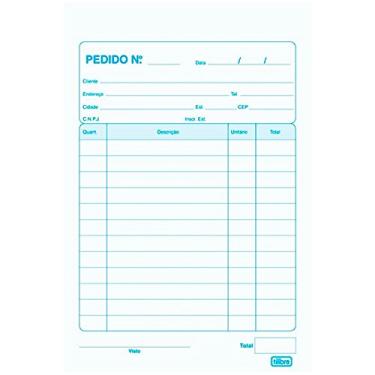 Imagem de Talão de Pedido 1/32 Pequeno, Tilibra, 10.6x16cm, 50 Folhas