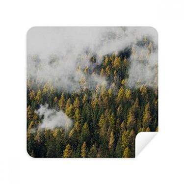 Imagem de Tecido de camurça Forest Mountain Fog Mist Cloud Autumn Glasses