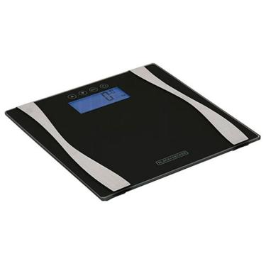 Imagem de Balança de Vidro para Banheiro Black&Decker BK60 com Bioimpedância