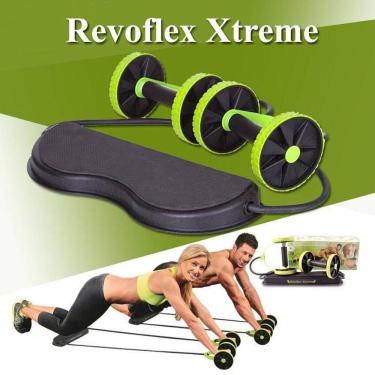 Imagem de Academia Caseira Revoflex Xtreme Aparelho Abdominal Portatil Exercicios Profissional -Revoflex