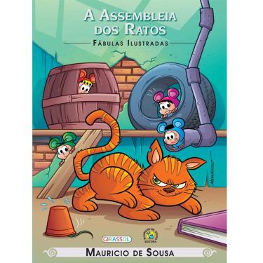 Imagem de Livro - Fábulas Ilustradas - A Assembleia dos Ratos - Mauricio de Sousa