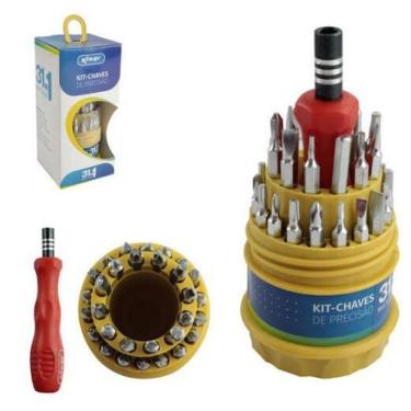 Imagem de Kit Chaves De Precisão 31 Em 1 Knup Kp-Aa023