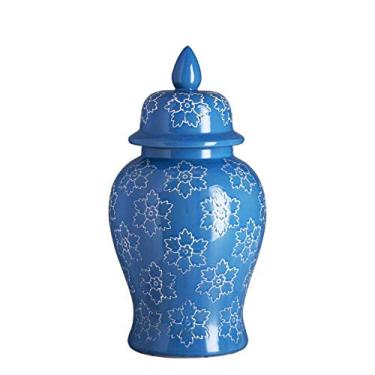 Imagem de Vaso Cerâmica Azul Turqueza 50x25cm Vacheron