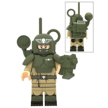 Imagem de Boneco Blocos De Montar Soldado Warhammer Astra Rádio - Mega Block Toy