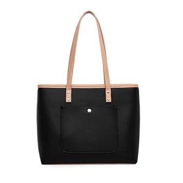 Imagem de Bolsa feminina para laptop Netbook bolsa de ombro para laptop maleta bolsa bolsa bolsa mensageiro de escritório (cor: A, tamanho: 15,4-15,6 polegadas) small gift