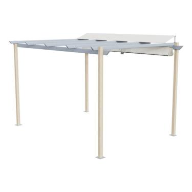Imagem de Pergolado Retrátil Alumínio E Poliester Tenda 4x2.8m - Samoa