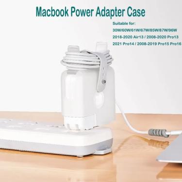 Imagem de Carregador capa protetora para macbook air pro 13  15  16 polegadas  adaptador de alimentação  cabo