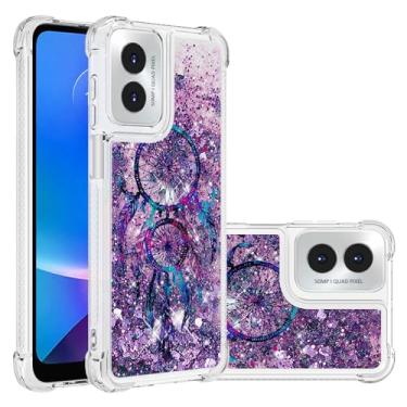 Imagem de OOPKINS Capa para Moto G Power 5G 2024, capa protetora de lente de silicone TPU macio para Moto G Power 5G 2024 Dream Campanula YBLS para Moto G Power 5G 2024 Dream Campanula YBLS
