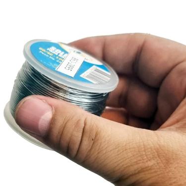 Imagem de Fio de solda 1mm estanho rádio carretel 60x40 ra 250 gramas