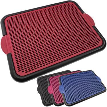 Imagem de Sanitário Canino Higiênico Toalete Pipi Dog Xixi Educador Tapete Plást