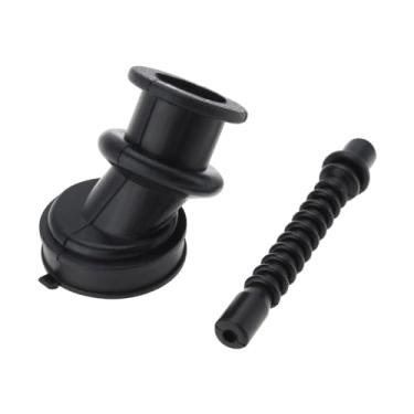 Imagem de Micro Traders 1 conjunto de tubo de mangueira de linha de impulso de admissão de admissão compatível com Stihl 024 026 MS240 MS260 030 031 032 peça de motosserra preta, VE745W