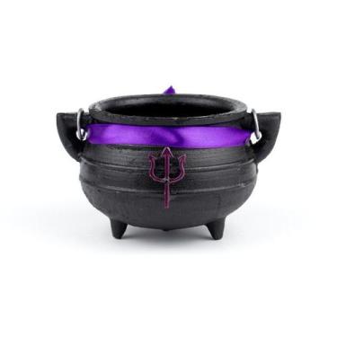 Imagem de Caldeirão de Ferro Maria Mulambo Tridente Tripé Alça 500 ml - Lua Míst