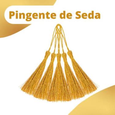 Imagem de Pingente De Seda Tassel - 7.0 cm - 10/50/100 unidades - Enfeite Decora