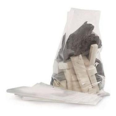 Imagem de 200 Sacos P/ Lixo Entulho Transparente 28x40x 0,10 (2pcts) - HIGIPACK
