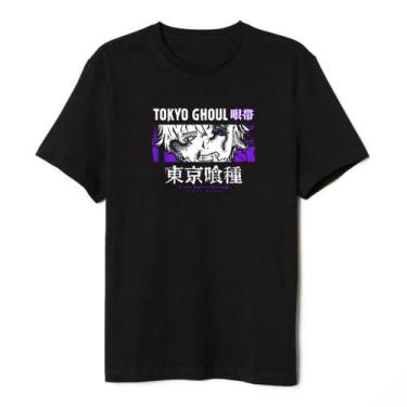 Imagem de Camiseta Anime  Tokyo Ghoul Masculina Feminina - Fenix camisetas, Pret
